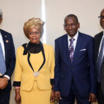 L-R; Group Head, Retail Operations, Access Bank, Mr. Abraham Aziegbe; Deputy Commander General of Narcotics DIR Seaport Operations and Marine Services, Madame Omolade Fagboyegbe; Deputy Commander General, Narcotics (DCGN) Director, Assets and Financial Investigation, Dr. Ibrahim Abdul; and the Group Chief, Conduct and Compliance Officer, Access Bank, Mr. Femi Jaiyeola at the Award and Decoration of Access Bank as Partnering in the War Against Drug Abuse by NDLA, held in Lagos…. yesterday    PHOTO SUNDAY ADIGUN