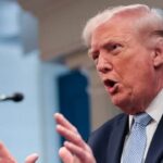 US President Donald Trump speaks about the conflict in Iran in the James S. Brady Press Briefing Room of the White House on April 6, 2026, in Washington, DC. (Photo by Kent Nishimura / AFP)